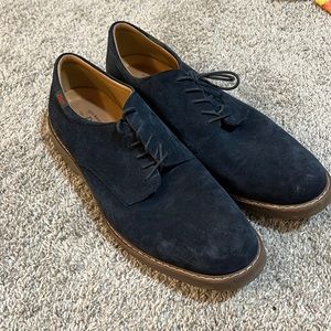 G.H. Bass & Co blue Swede shoes